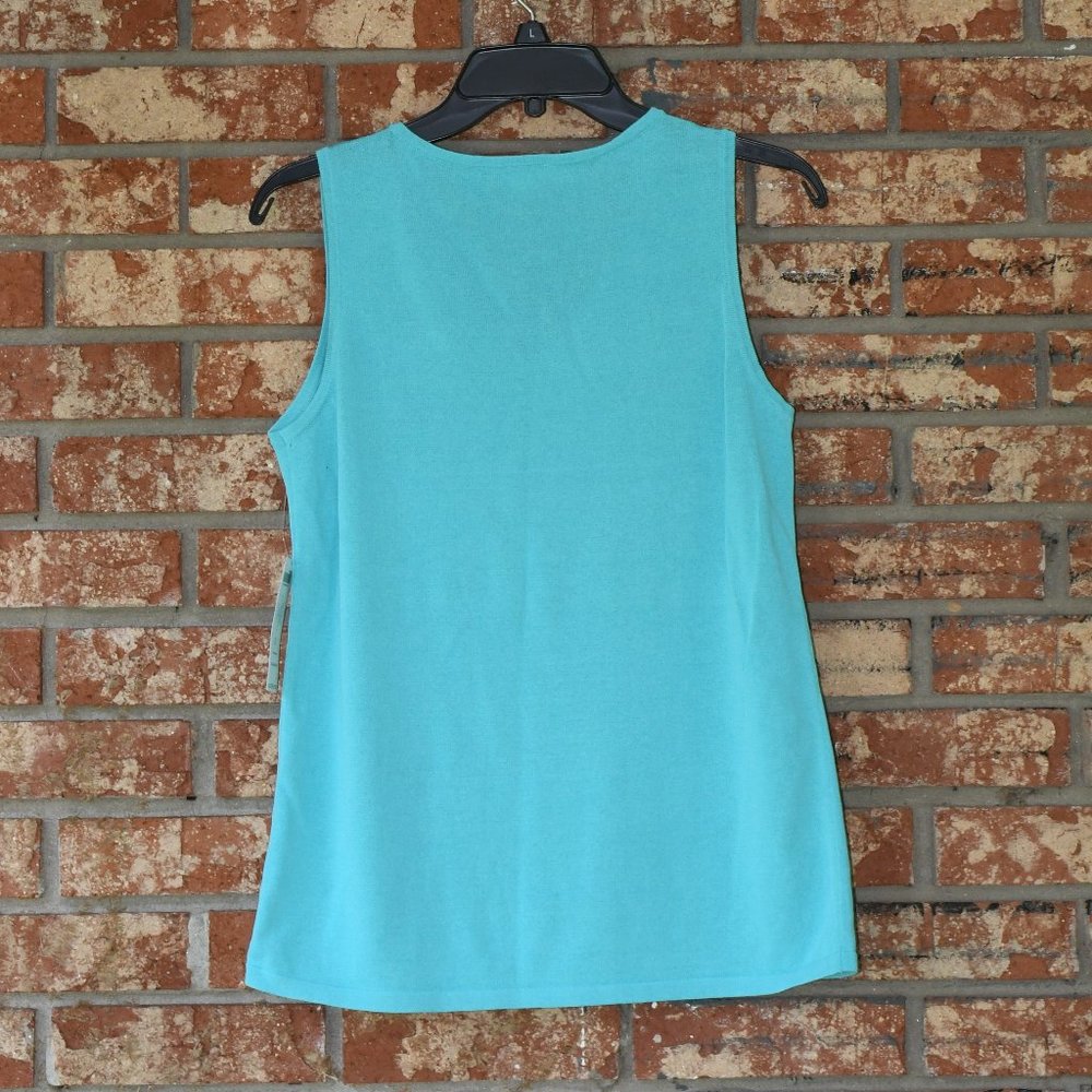 Chico's Aqua Tank Sweater NWT - Picture 2 of 3